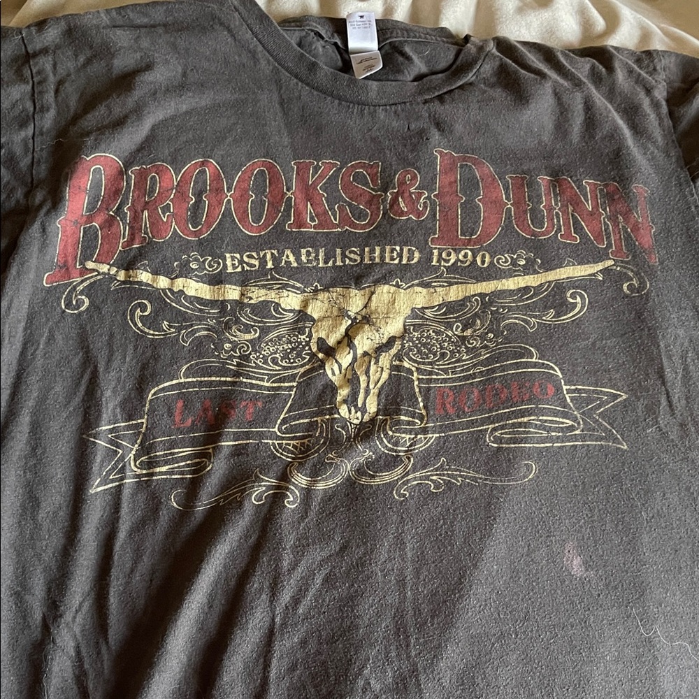 Anvil Black Brooks & Dunn Graphic Tee